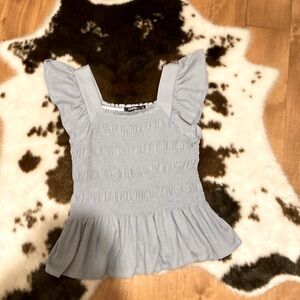 George s/p baby blue Top